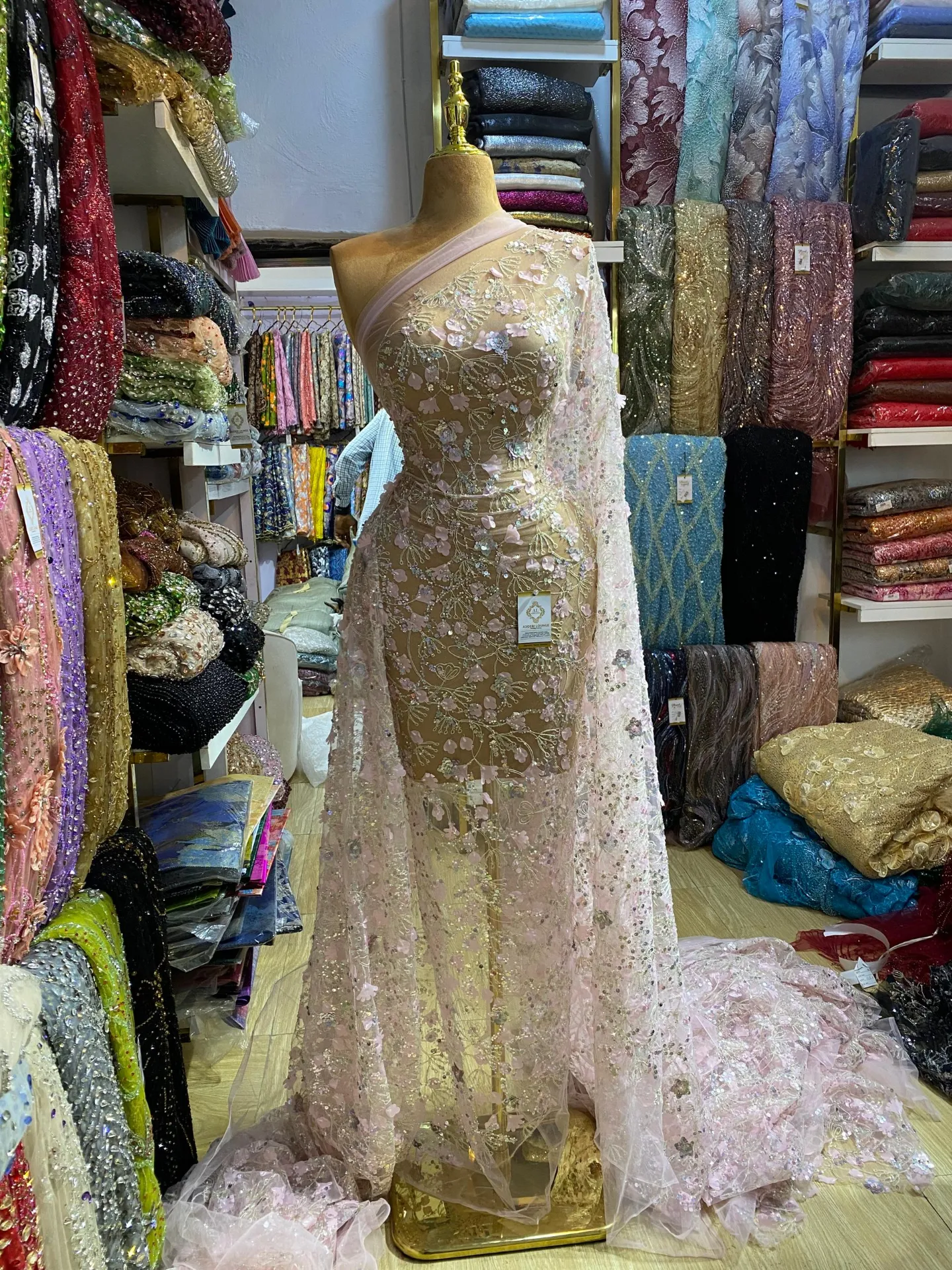 Sadiyah Beaded Fabric thumbnail 2