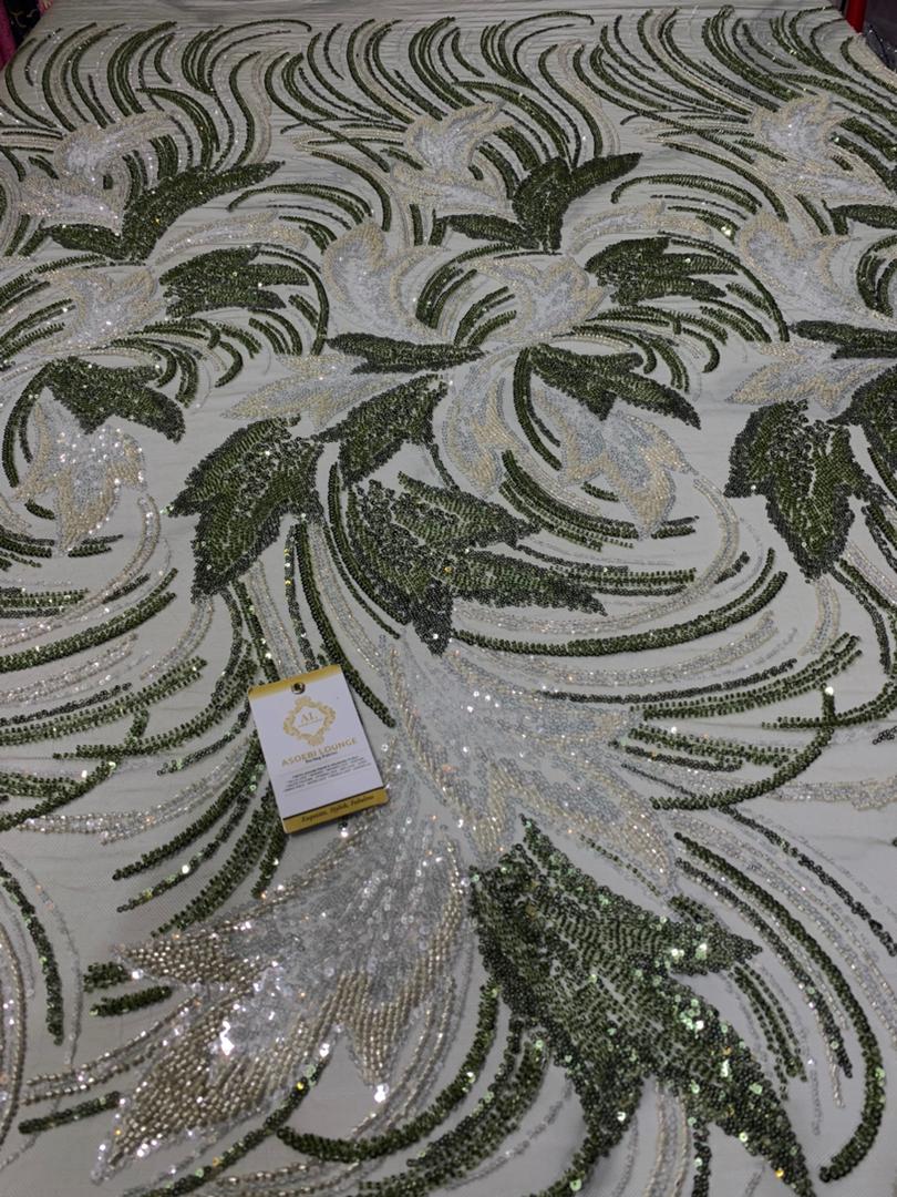 Zara Beaded Fabric