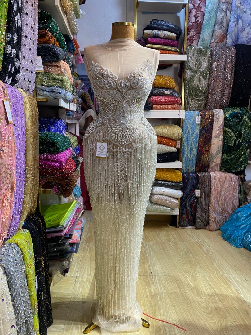 Nnenna Panel Dress Fabrics