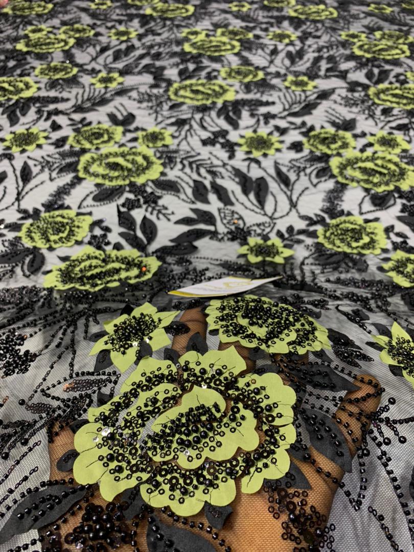 Hauwa Beaded Fabric