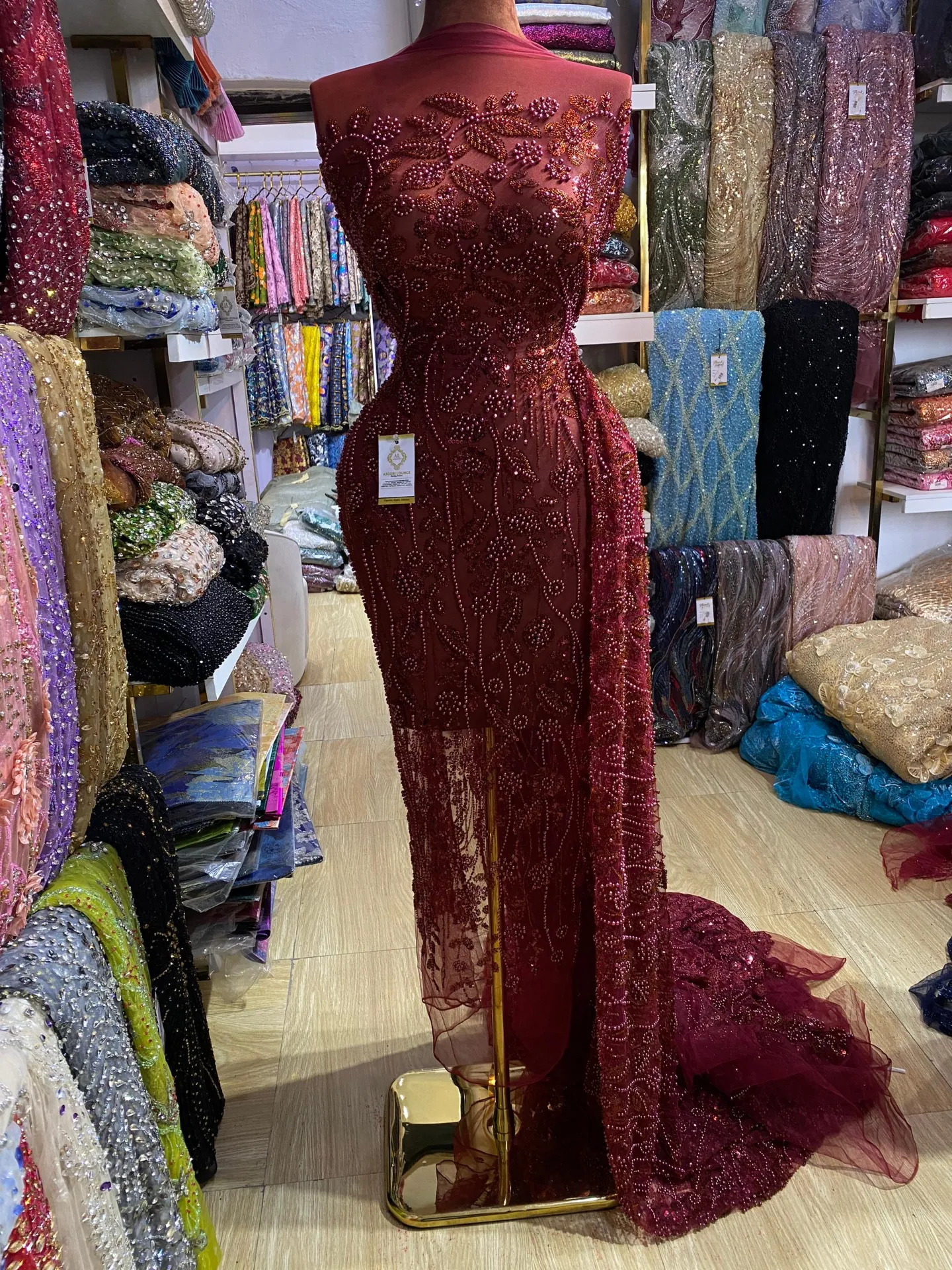 Samira Beaded Fabric