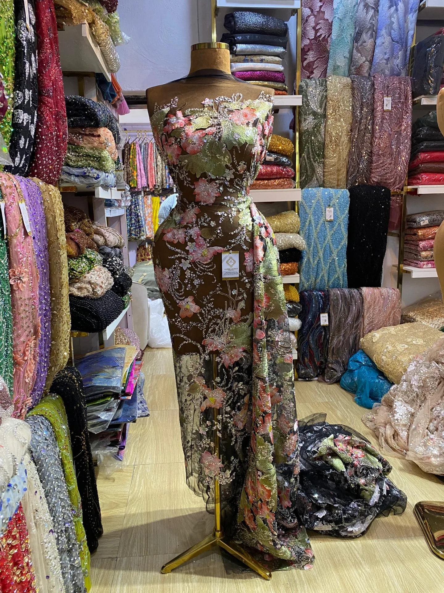 Nafisah Beaded Fabric