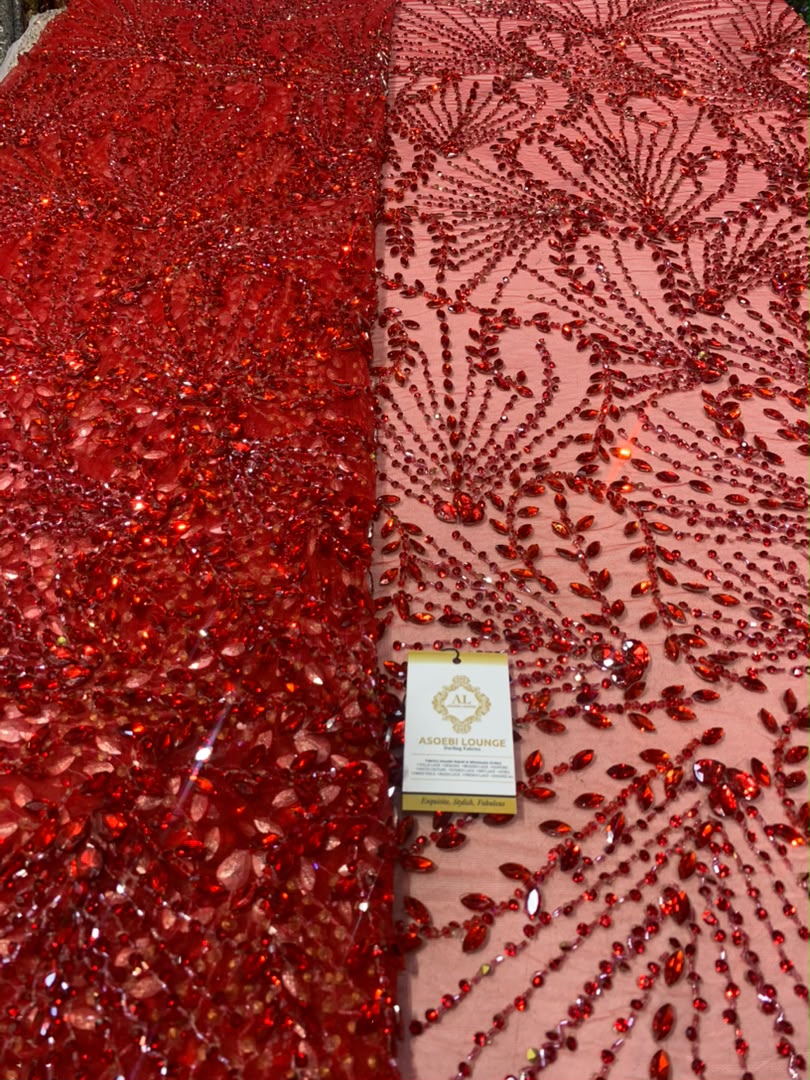 Omotola Luxury Crystal Fabrics