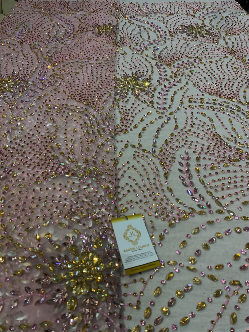 Kamil Luxury Crystal Fabric