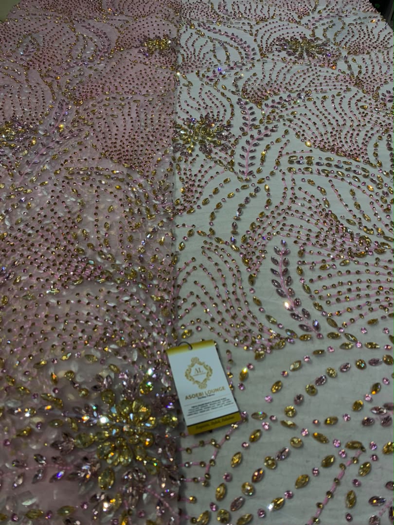 Kamil Luxury Crystal Fabric thumbnail 2