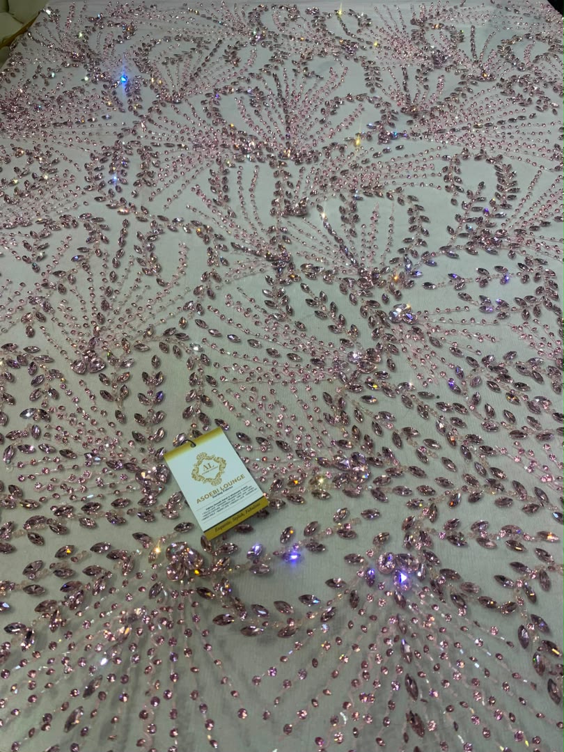Esther Luxury Crystal Fabric thumbnail 2