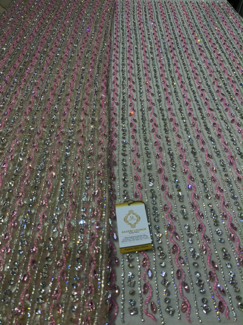 Salima Luxury Crystal Fabric