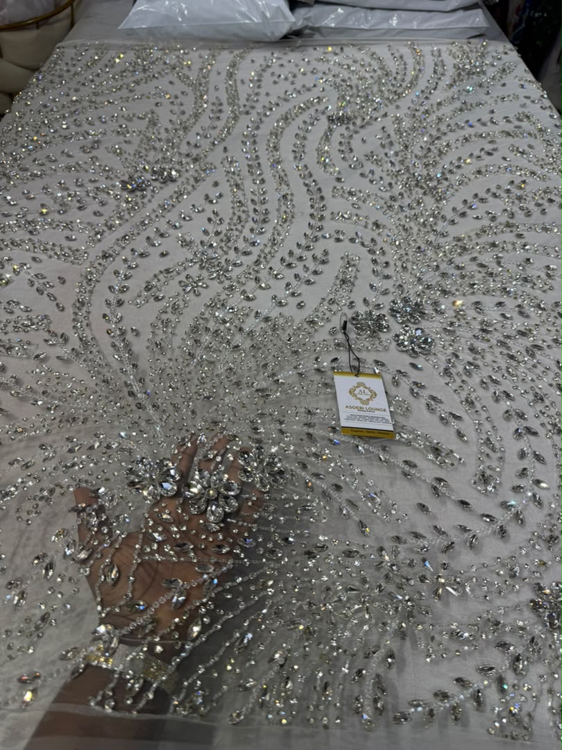 Isabella Luxury Crystal Fabric