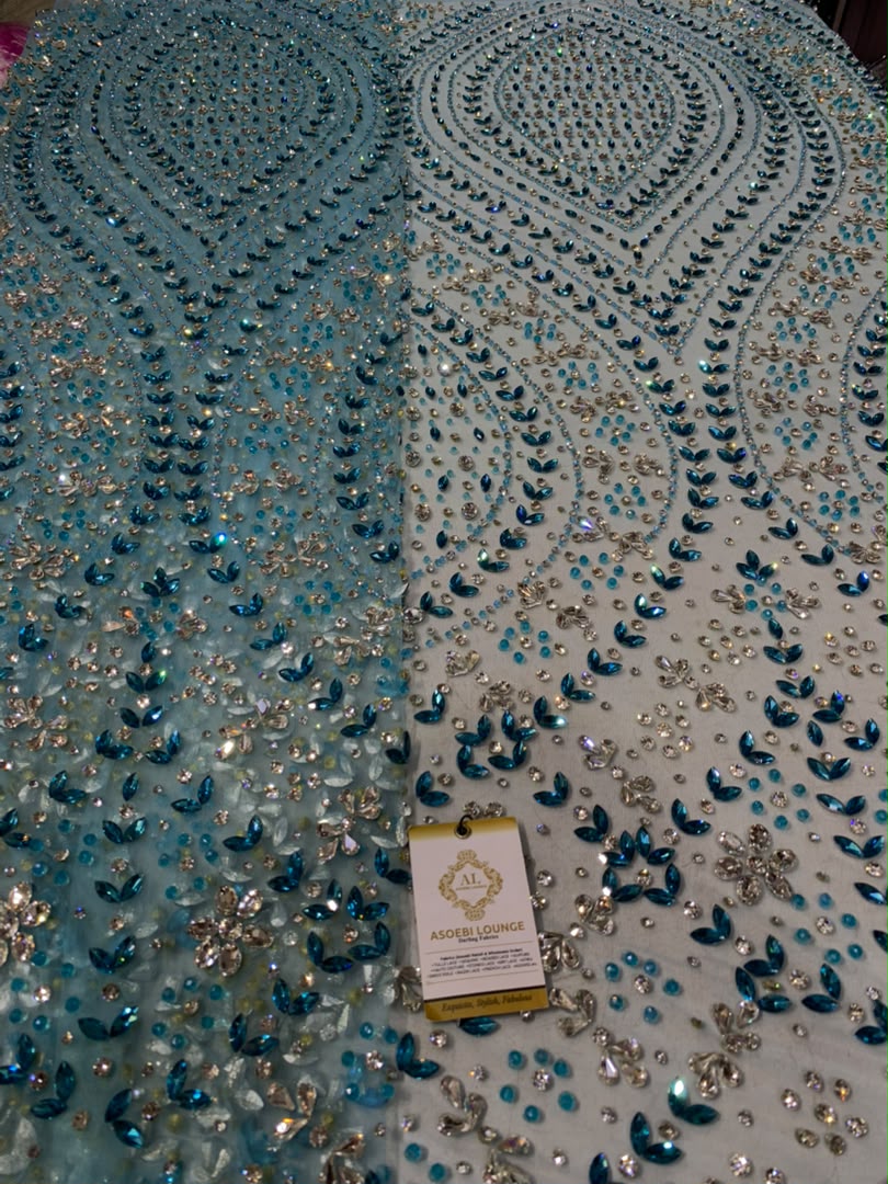 Teniola Luxury Crystal Fabric