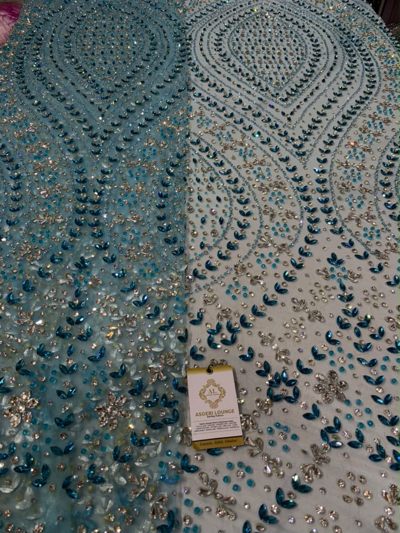 Teniola Luxury Crystal Fabric thumbnail 2