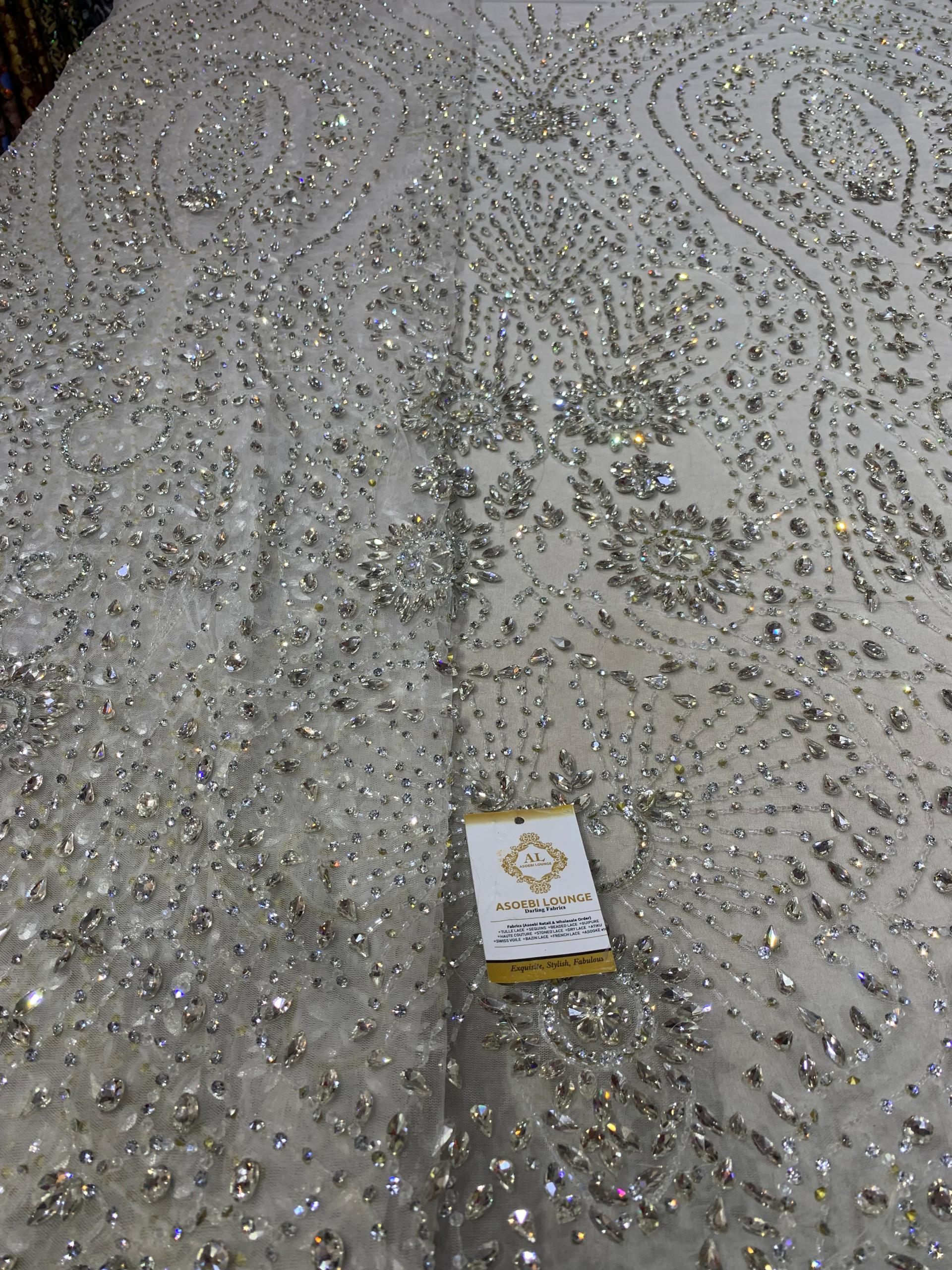 Habeebah  Luxury Crystal Fabric
