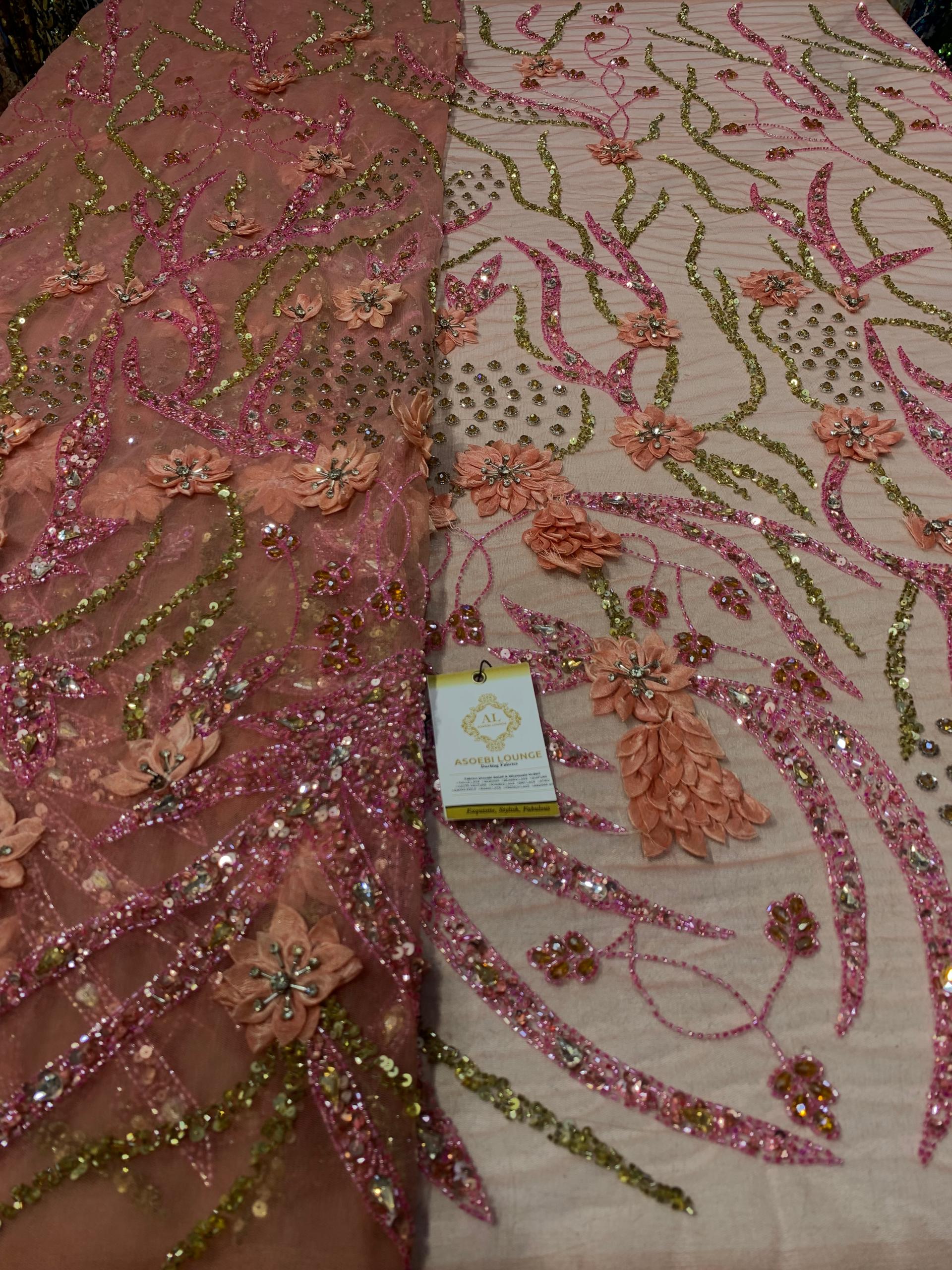 Eniola Luxury Crystal Fabric