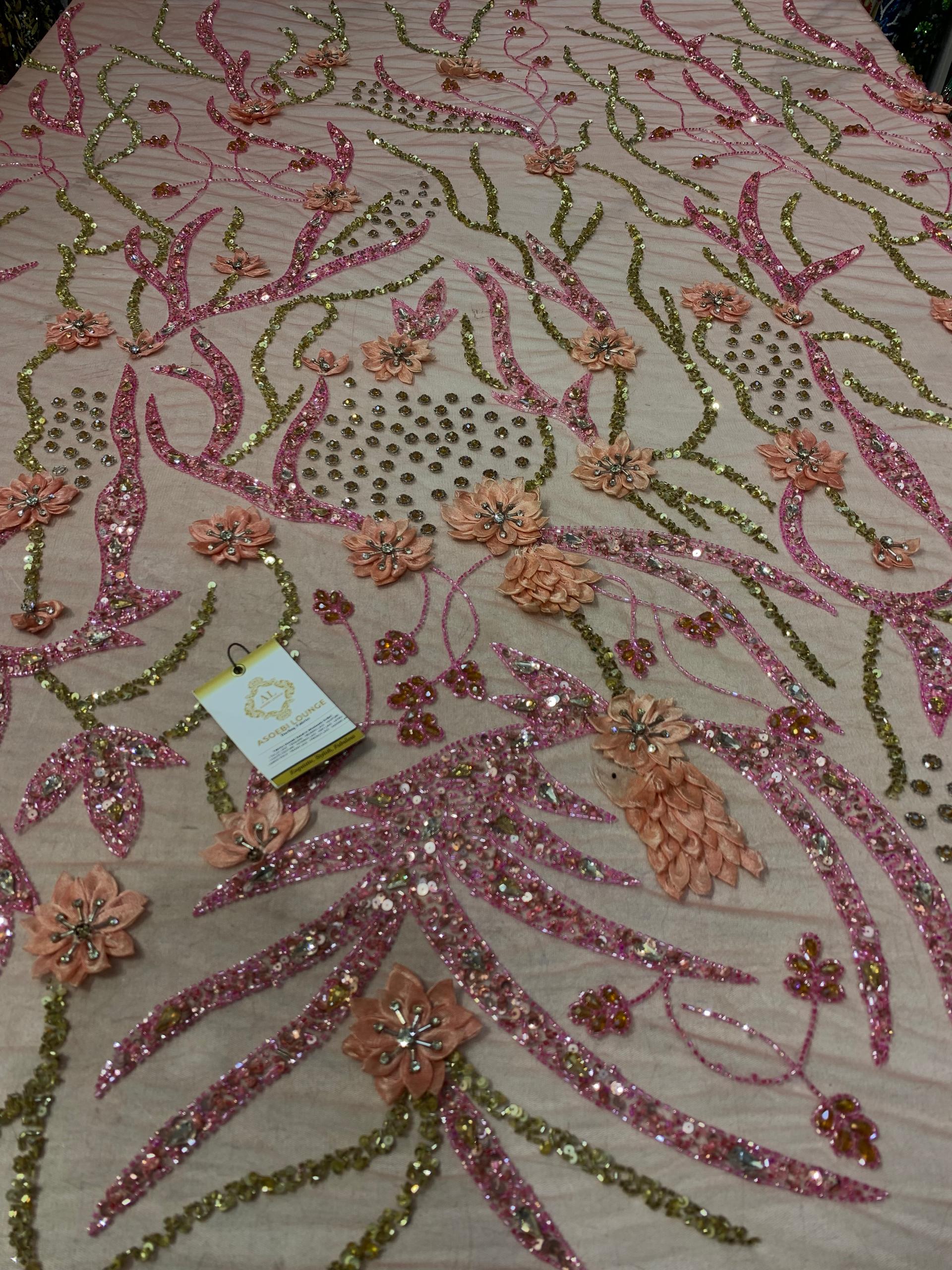 Eniola Luxury Crystal Fabric thumbnail 2
