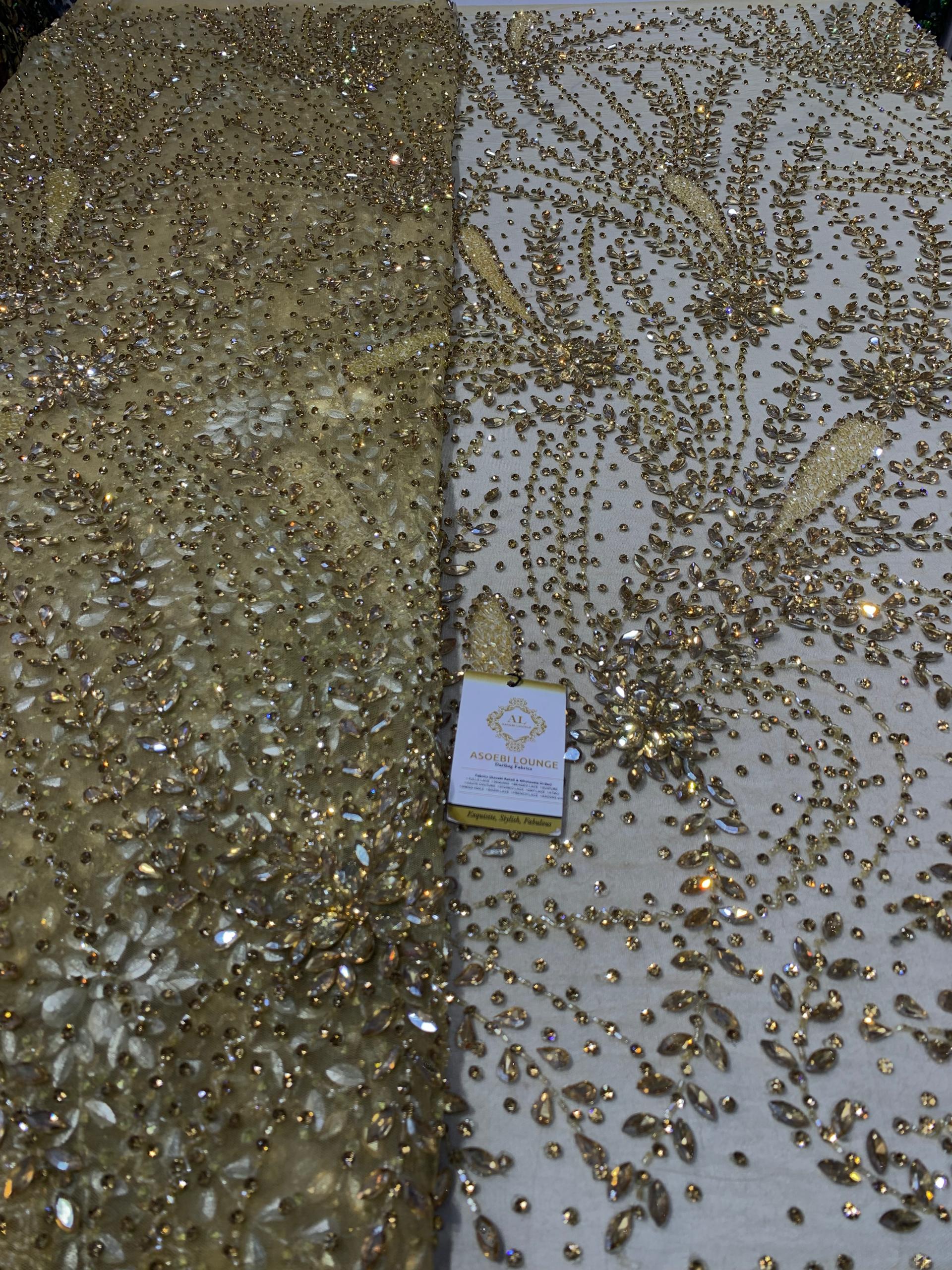 Yetunde Luxury Crystal Fabric