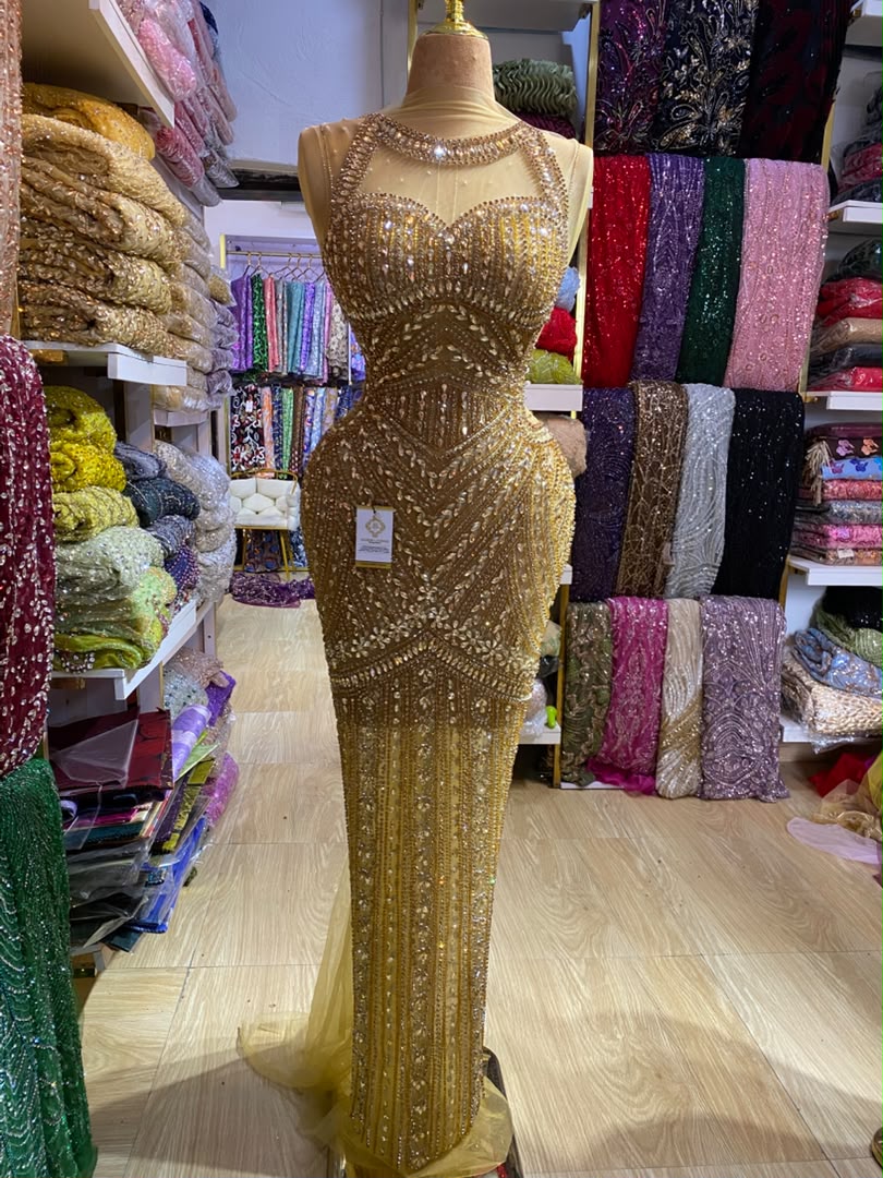 Nneka Panel Dress Fabrics