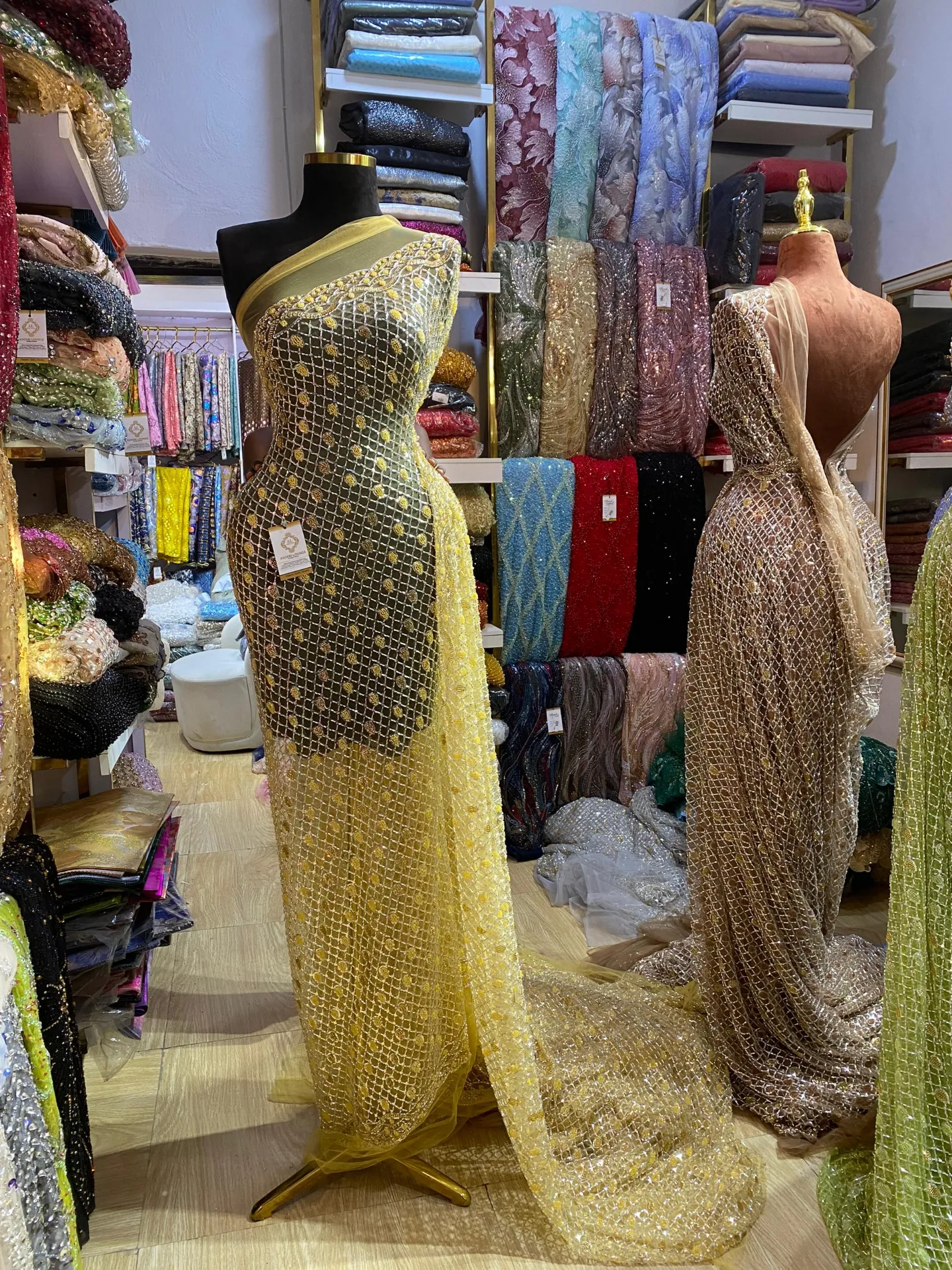 Zulaihat Beaded Fabric thumbnail 2
