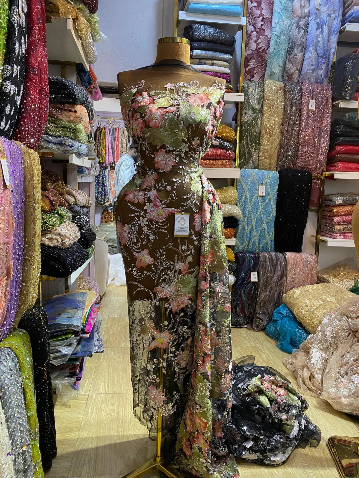 Nafisah Beaded Fabric thumbnail 2