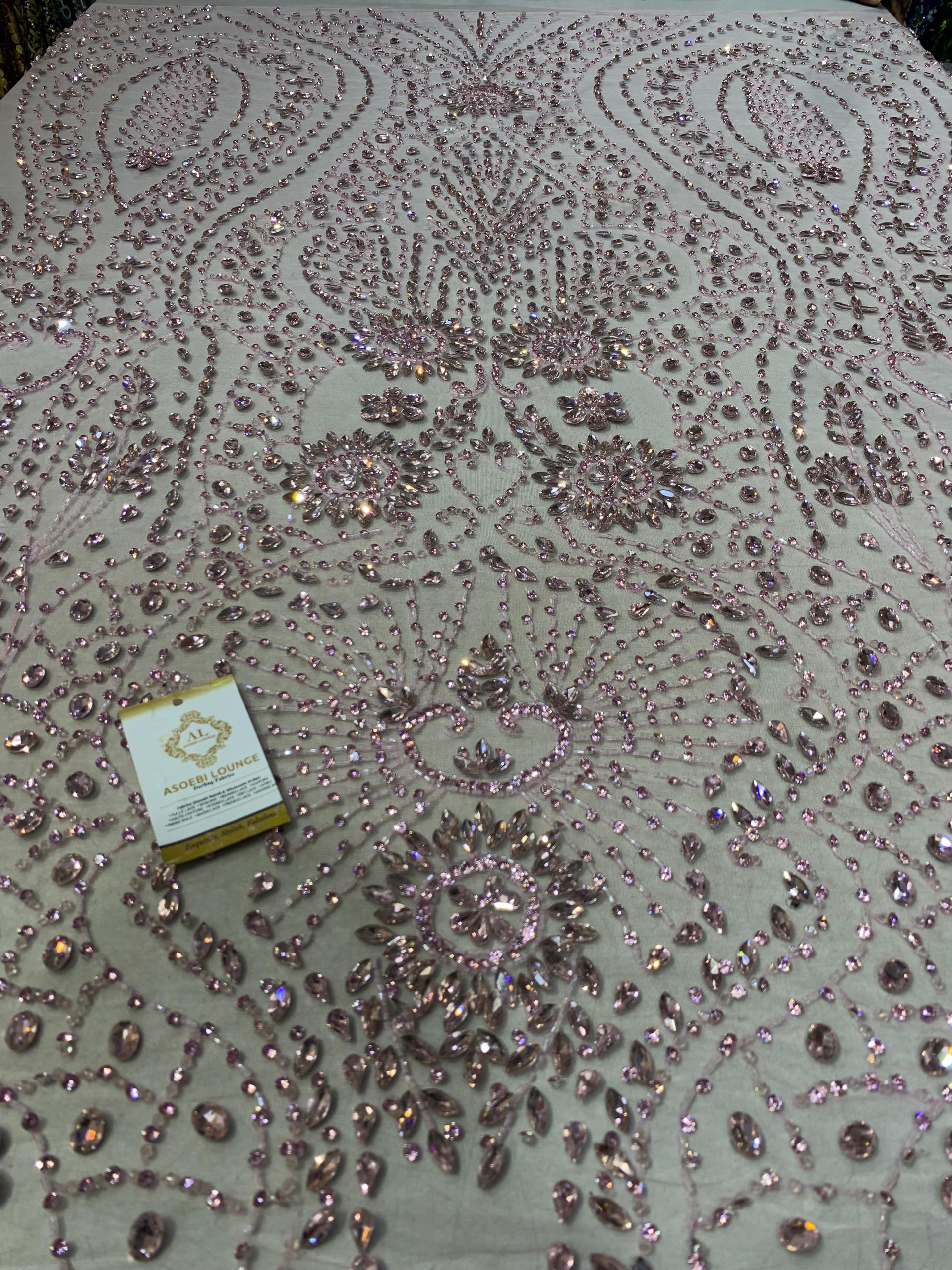 TOMI Gold Luxury Crystal Fabrics thumbnail 2