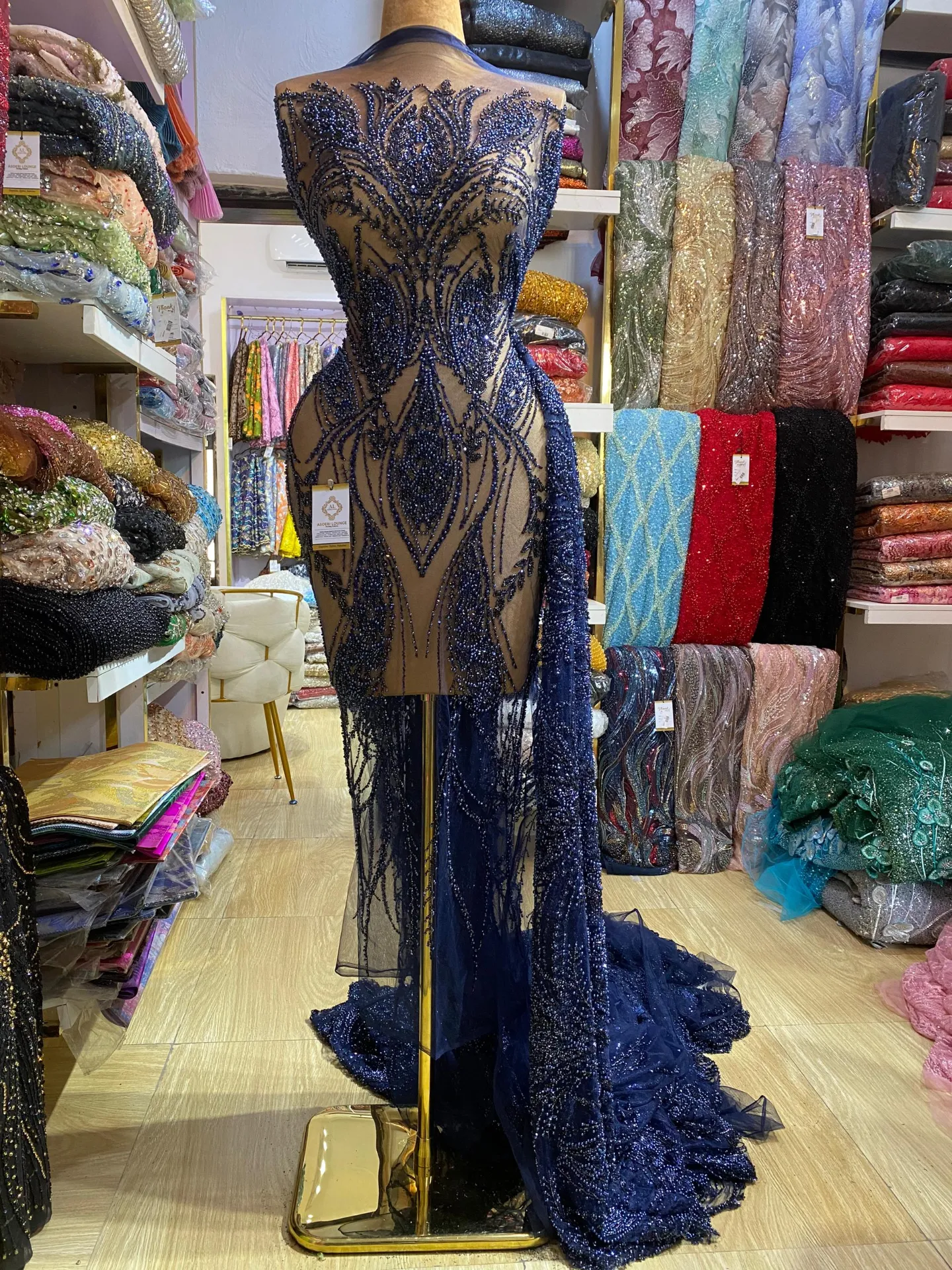 Maimuna Beaded Fabric thumbnail 2
